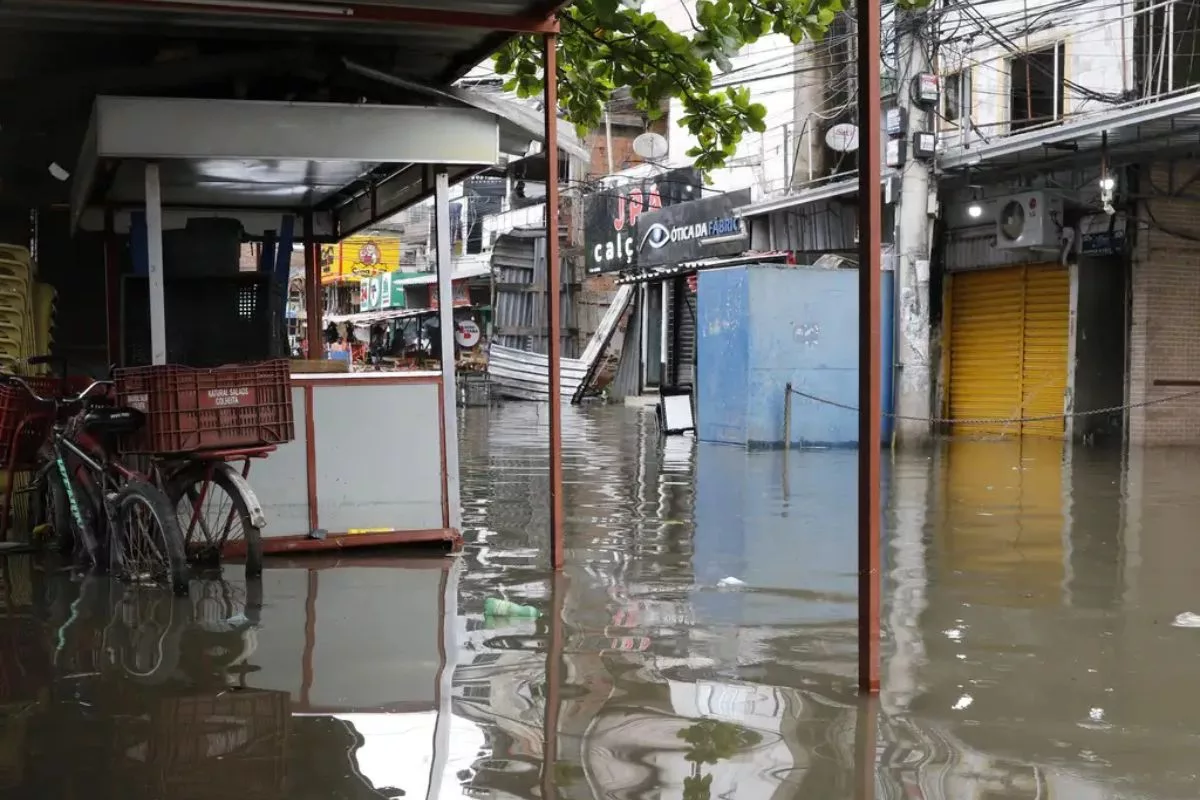 Rio de Janeiro sofre quando há fortes chuvas