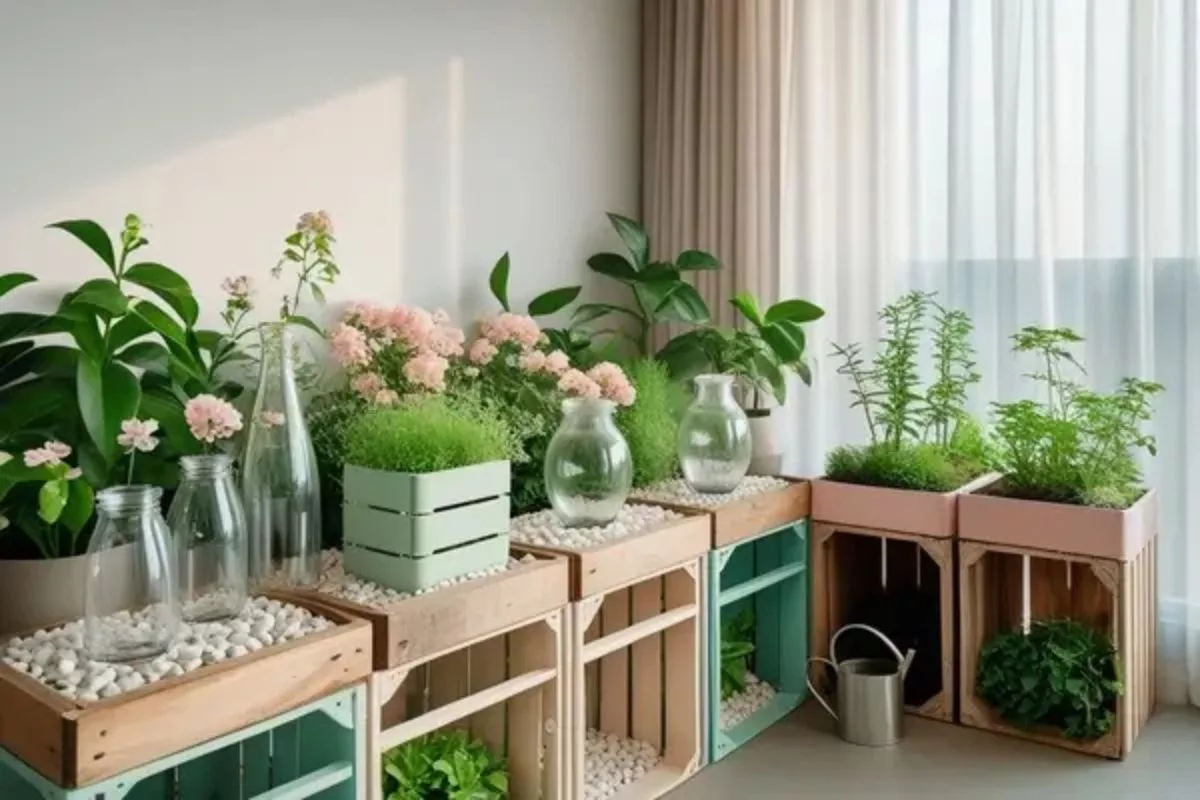 A jardinagem também pode ser parte do universo DIY e sustentável. Basta usar a criatividade