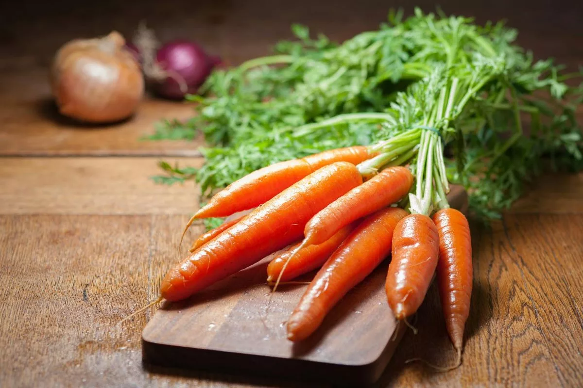 Ingredientes como a cenoura são mais frescos, nutritivos e costumam ter melhor preço no inverno