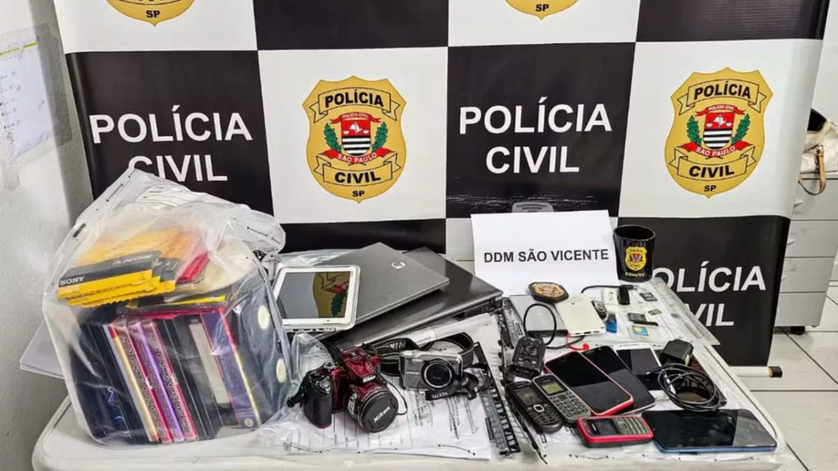 Motorista de carro escolar foi preso por ser suspeito de abusar de criança que transportava no litoral de SP