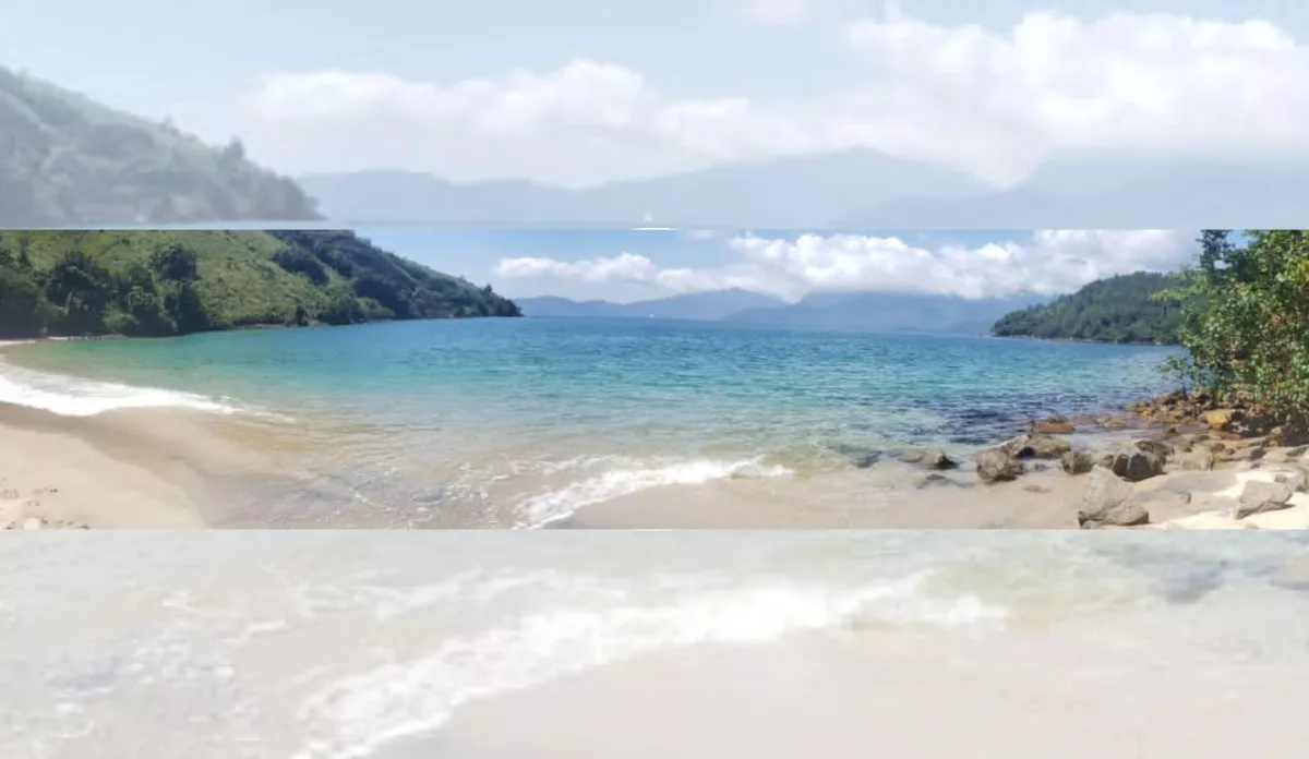 A praia paradisíaca se chama Sororoca, e é ainda pouco frequentada por turistas (Foto: Reprodução)