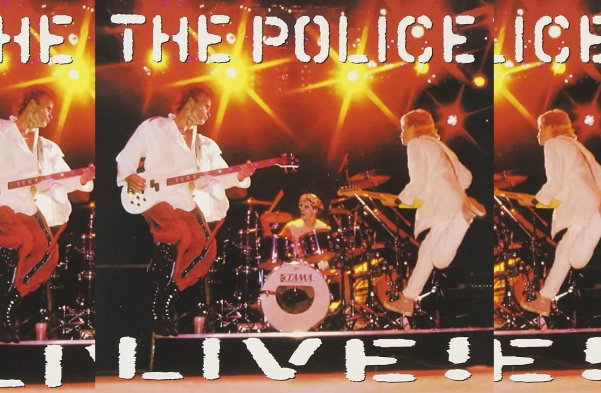 Capa do icônico álbum ao vivo do The Police