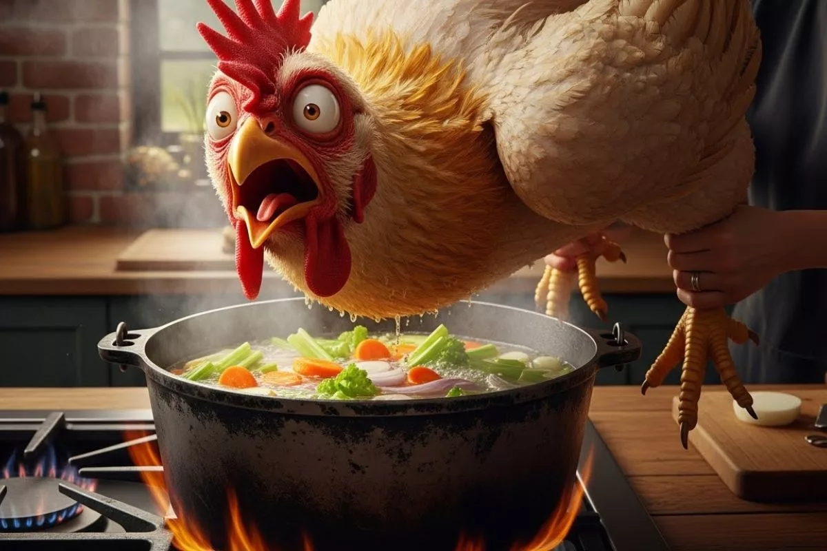 Frango para o almoço