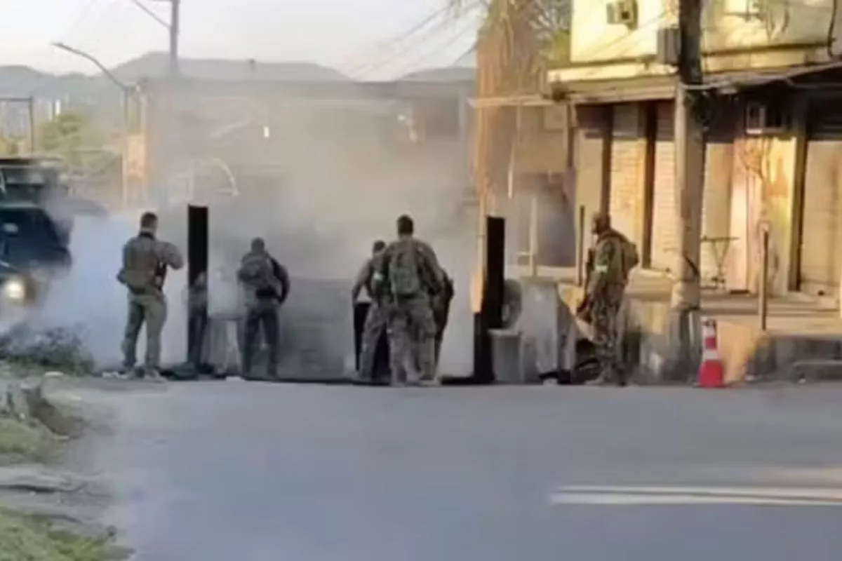 Nova fase da Operação Contenção começou no início da manhã desta quinta-feira - Foto: Reprodução