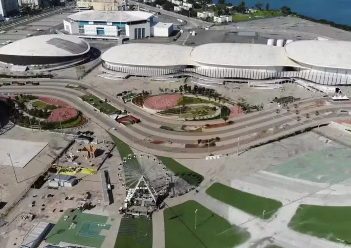 O Parque Olímpico faz parte da Barra Olímpica, bairro criado em 2024